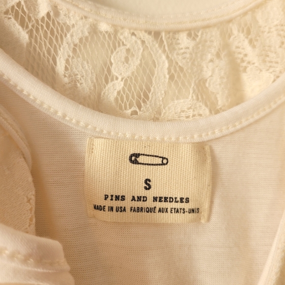 White Lace Mini Dress, Pins & Needles - Picture 7 of 10